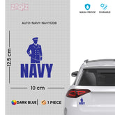 Navy Service Decal for Cars and SUVs